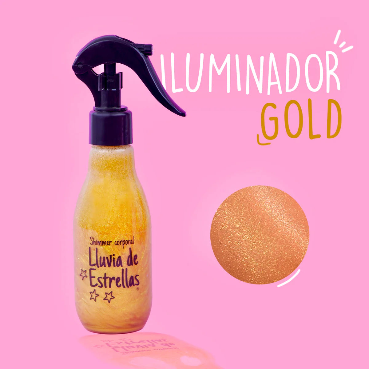 Lluvia de Estrellas Tono Dorado