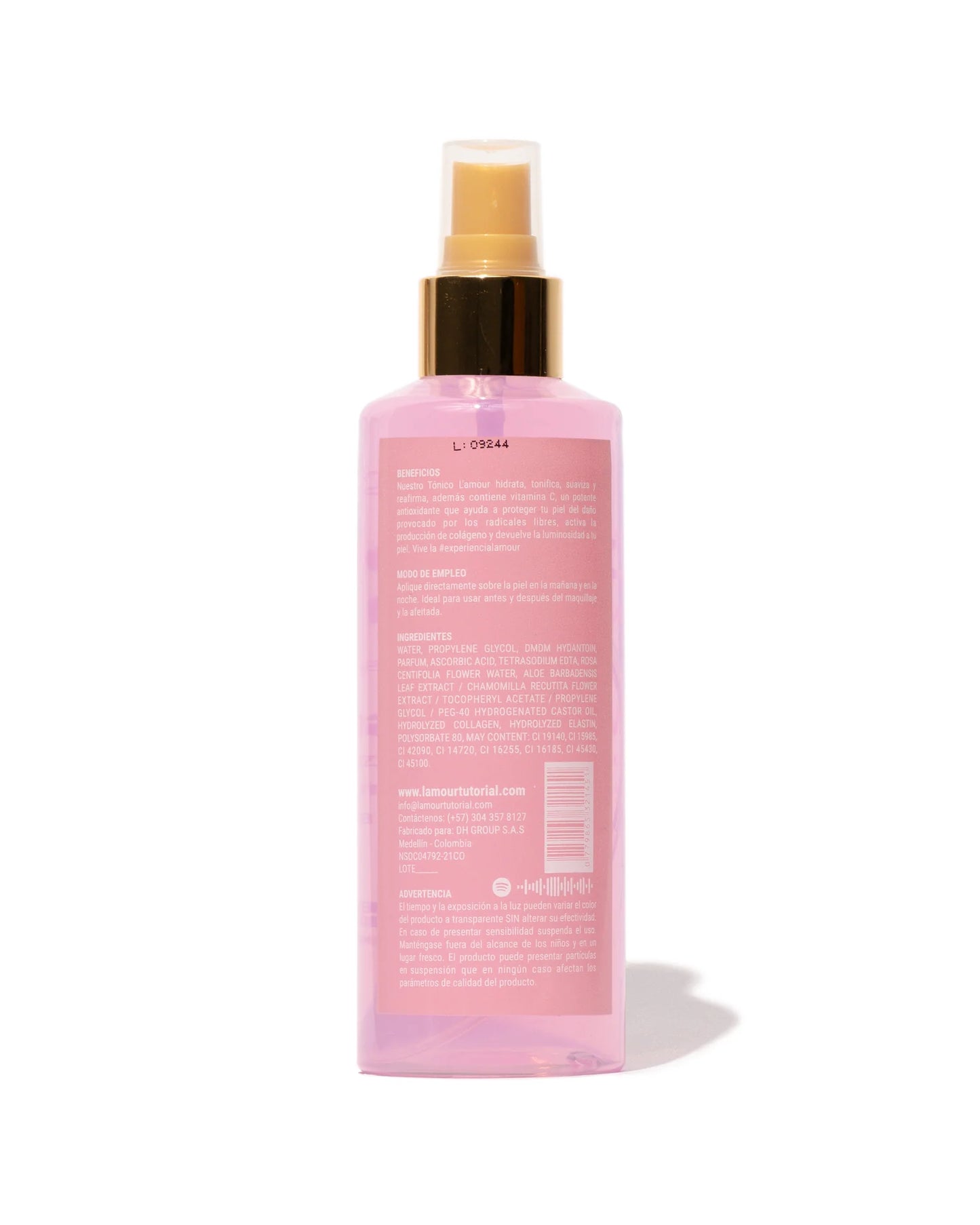 Tónico agua de rosas Facial La’mour/La’mour Rose Water Facial Tonic