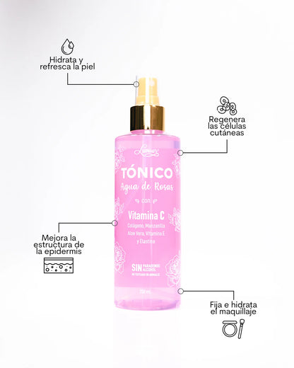 Tónico agua de rosas Facial La’mour/La’mour Rose Water Facial Tonic
