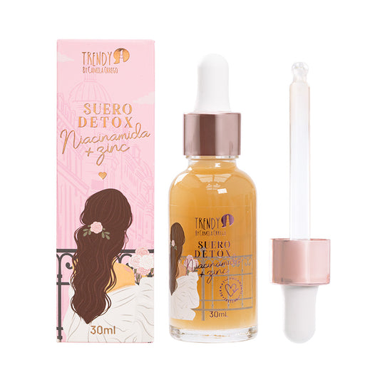 Suero Detox Niacinamida + Zinc Trendy/ Detox Serum Niacinamide + Zinc Trendy